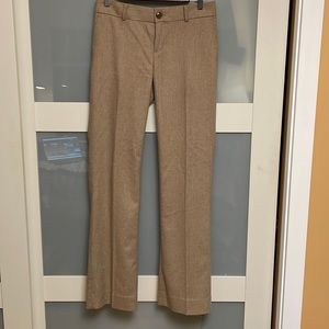 Banana Republic camel tweed wool pants